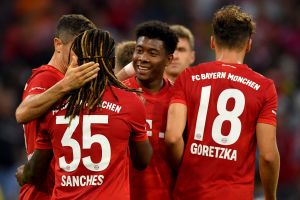 שחקני באיירן מינכן חוגגים