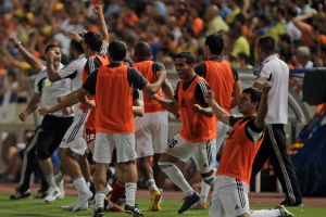 שחקני נפטצ'י באקו חוגגים