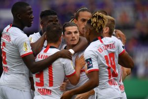 שחקני לייפציג חוגגים