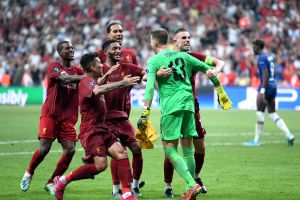 שחקני ליברפול חוגגים