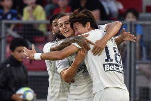 שחקני בורדו חוגגים