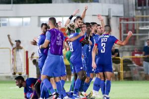 שחקני מ.ס אשדוד חוגגים