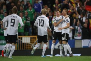 שחקני גרמניה חוגגים