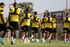 שחקני בית"ר ירושלים באימון