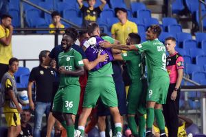 שחקני הפועל כפר סבא חוגגים