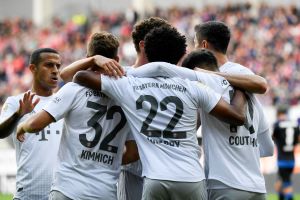 שחקני באיירן מינכן חוגגים