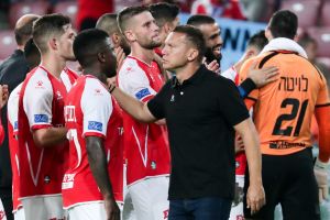 שחקני הפועל באר שבע חוגגים