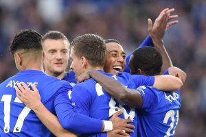 שחקני לסטר חוגגים