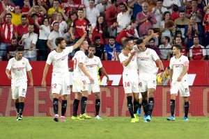 שחקני סביליה חוגגים