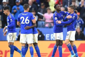 שחקני לסטר חוגגים