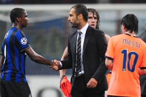 פפ גווארדיולה, ליאו מסי, קרלס פויול, סמואל אטו