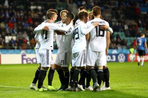 שחקני גרמניה חוגגים