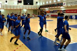 אימון נבחרת ישראל בכדוריד