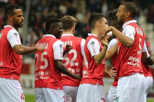 שחקני ריימס חוגגים