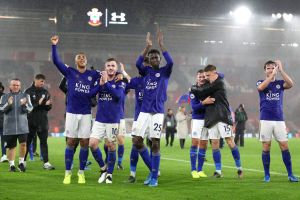 שחקני לסטר חוגגים