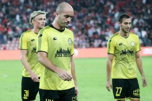 שחקני מכבי נתניה מאוכזבים