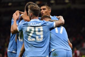 שחקני לאציו חוגגים