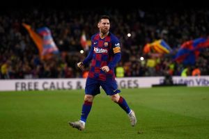 ליאו מסי חוגג