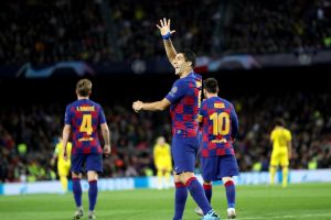 לואיס סוארס חוגג