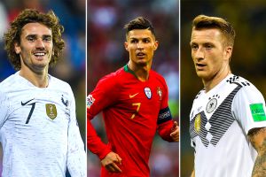 מרקו רויס , אנטואן גריזמן , כריסטיאנו רונאלדו