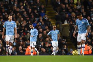 שחקני מנצ'סטר סיטי מאוכזבים