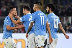 שחקני לאציו חוגגים