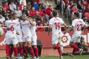 שחקני סביליה חוגגים