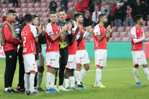 שחקני הפועל באר שבע חוגגים