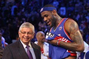 לברון ג'יימס ודיוויד סטרן