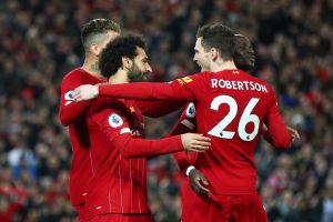 שחקני ליברפול חוגגים