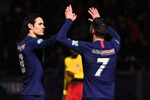 שחקני פריז סן ז'רמן חוגגים