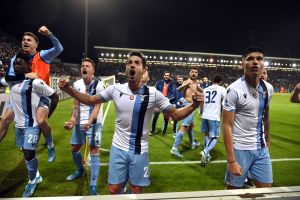 שחקני לאציו חוגגים