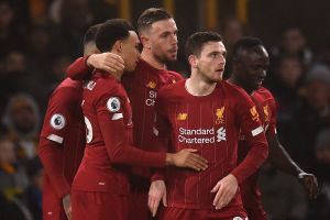 שחקני ליברפול חוגגים