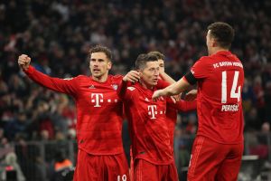 שחקני באיירן מינכן חוגגים