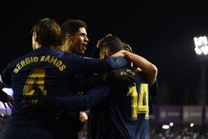 שחקני ריאל מדריד חוגגים