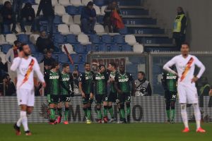 שחקני ססואולו חוגגים