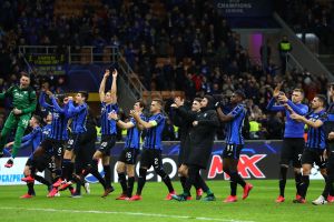 שחקני אטאלנטה חוגגים