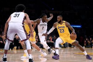 לברון ג'יימס נגד ברוקלין נטס