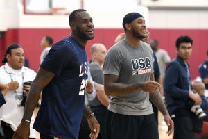 כרמלו אנתוני, לברון ג'יימס