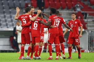 שחקני באיירן מינכן חוגגים