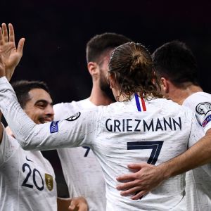 שחקני נבחרת צרפת חוגגים