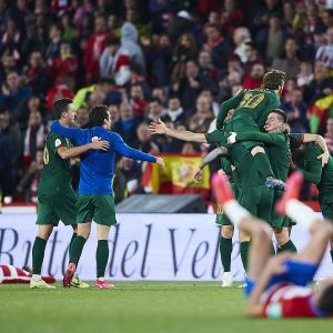 שחקני אתלטיק בילבאו חוגגים