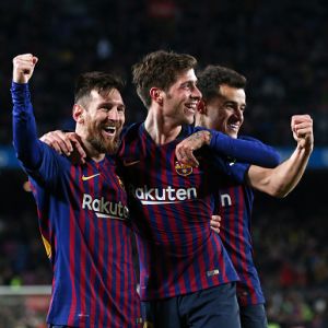 ליאו מסי, סרג'י רוברטו, פיליפיה קוטיניו