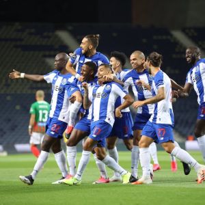 שחקני פורטו חוגגים