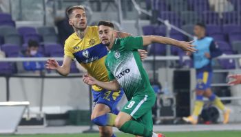 מכבי חיפה נגד מכבי תל אביב ההצהרה של אורי אוזן לפני המשחק ספורט 1