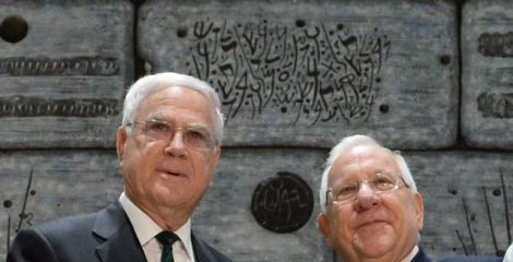 נשיא המדינה ראובן ריבלין ויעקב שחר