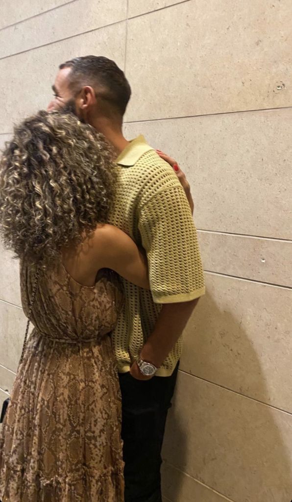 בנזמה ובת הזוג החדש