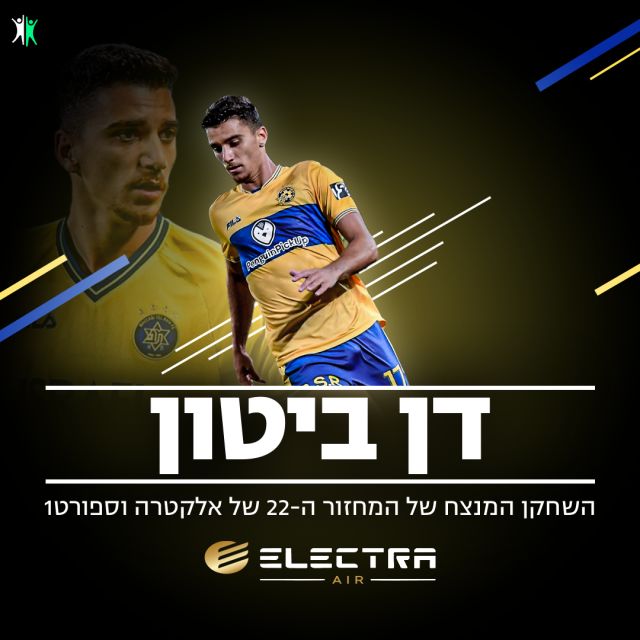 השחקן המנצח של מחזור 22 - דן ביטון