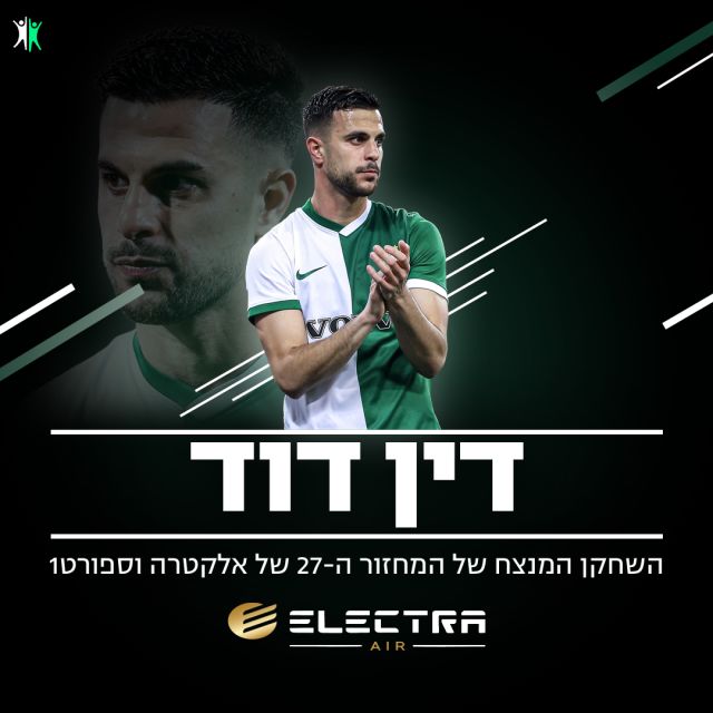 השחקן המנצח של מחזור 27 - דין דוד