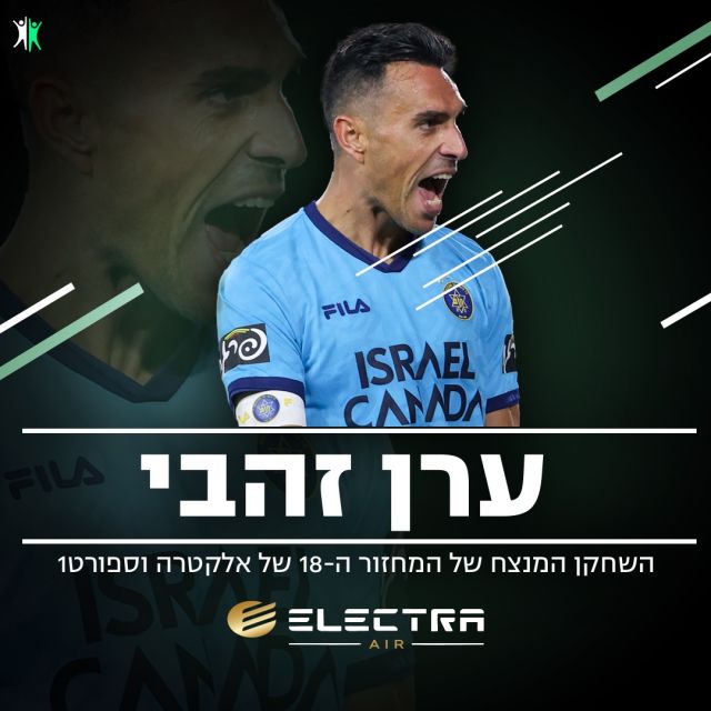 השחקן המנצח של מחזור 18 - ערן זהבי